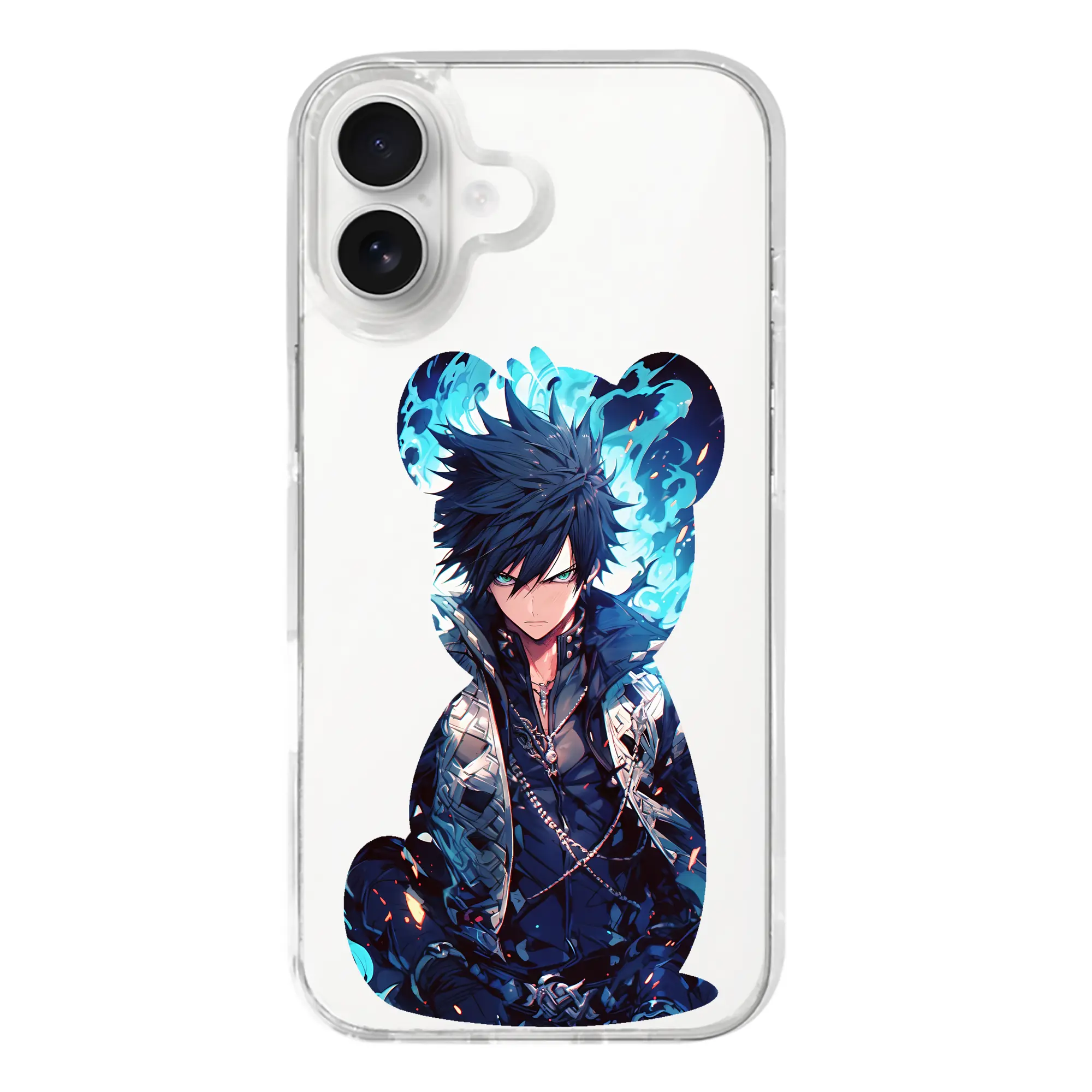 フェアリーテイル グッズ グレイ・フルバスター - iPhone 17シリーズ 透明スマホケース – 薄型・耐衝撃・精密フィット保護カバー